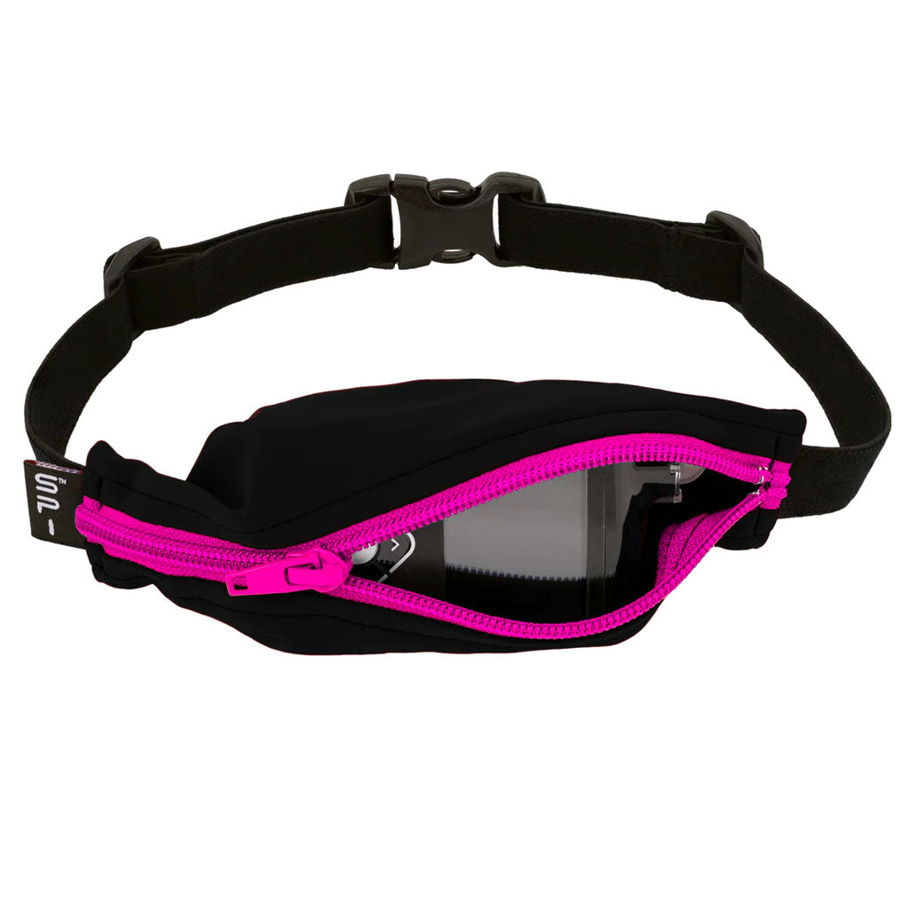 Kids Spibelt - Black with Hot Pink Zip