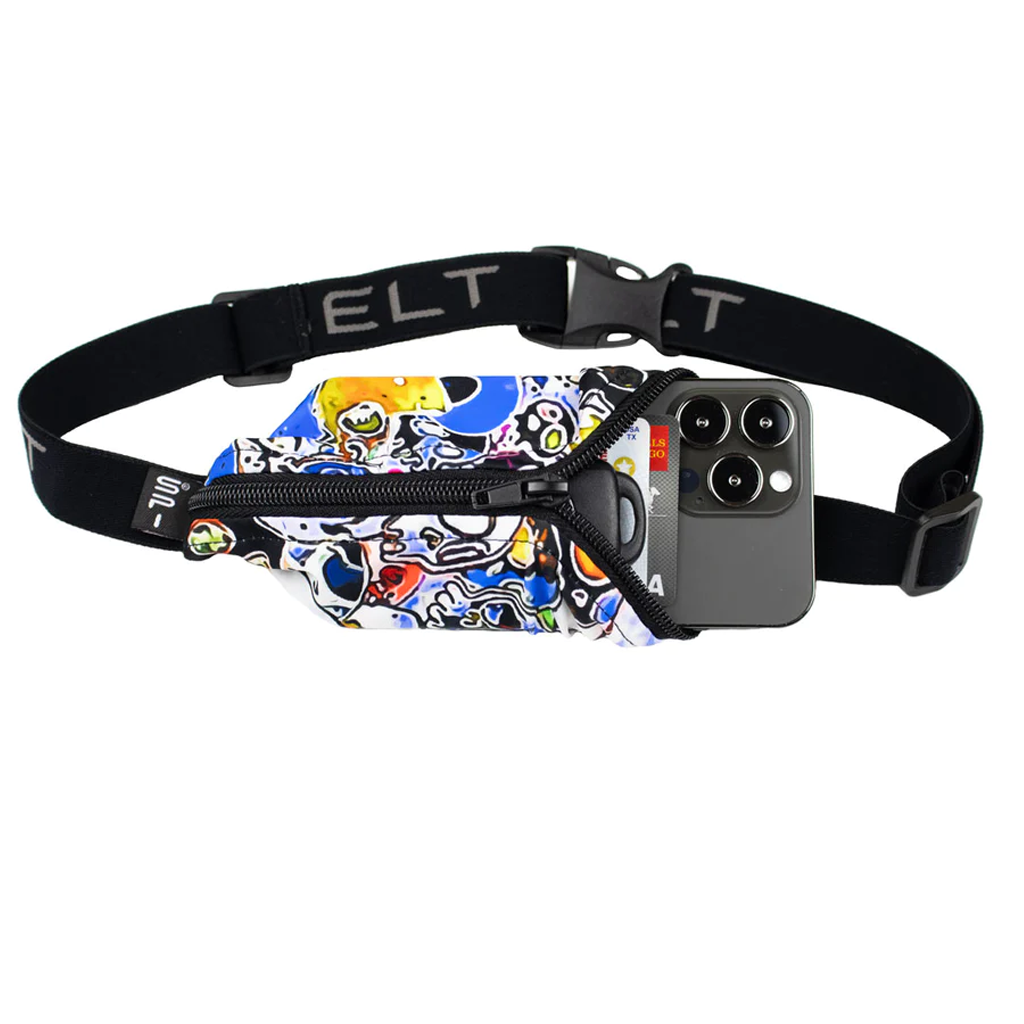 Spibelt Original Running Belt - Graffiti Skulls