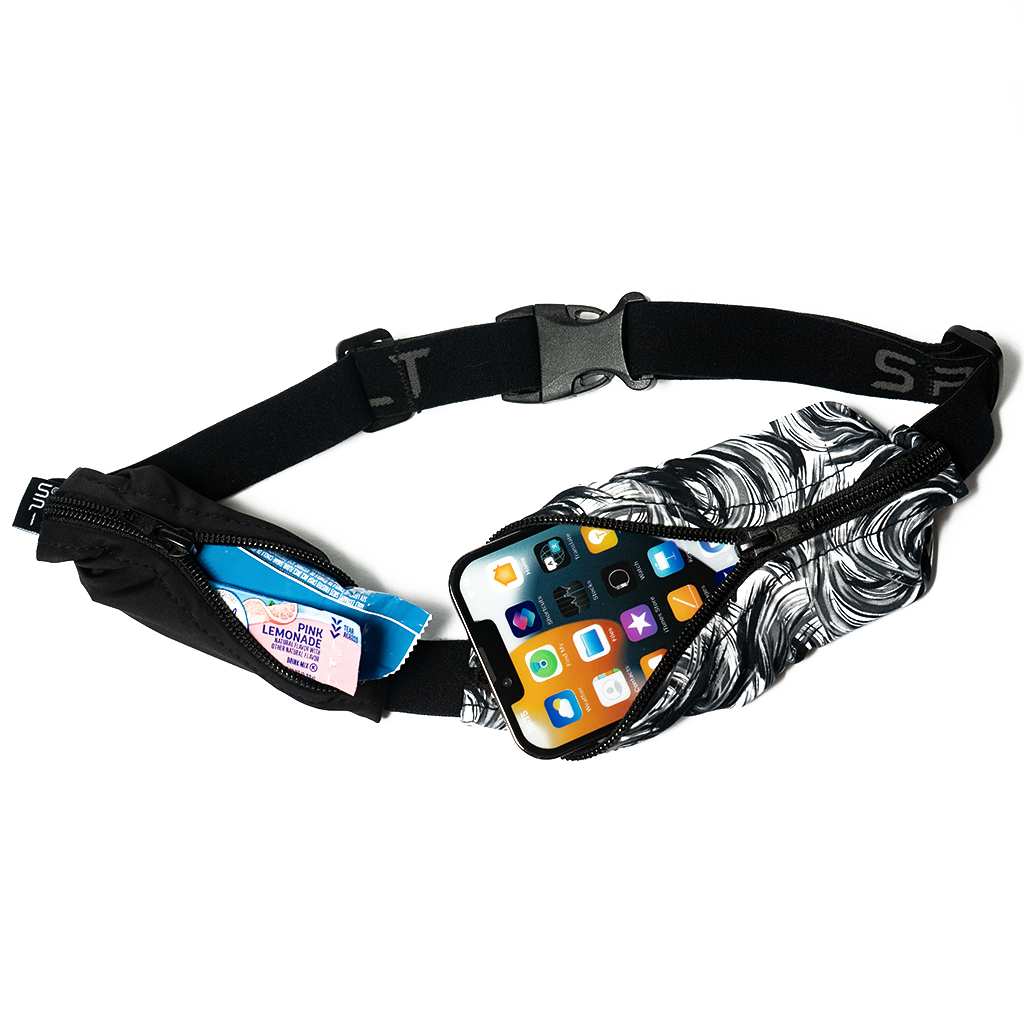 Spibelt Dual Pocket Pro – Cintura Portatutto Unisex – Per Running Outdoor – Nera